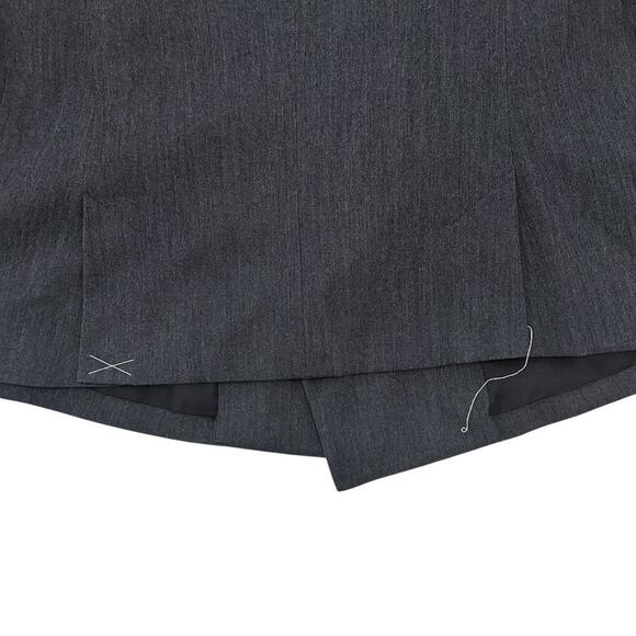 NWOT M.M Lafleur The Roxane Double Breasted Blazer Light Twill Charcoal Gray +2 - Picture 6 of 15